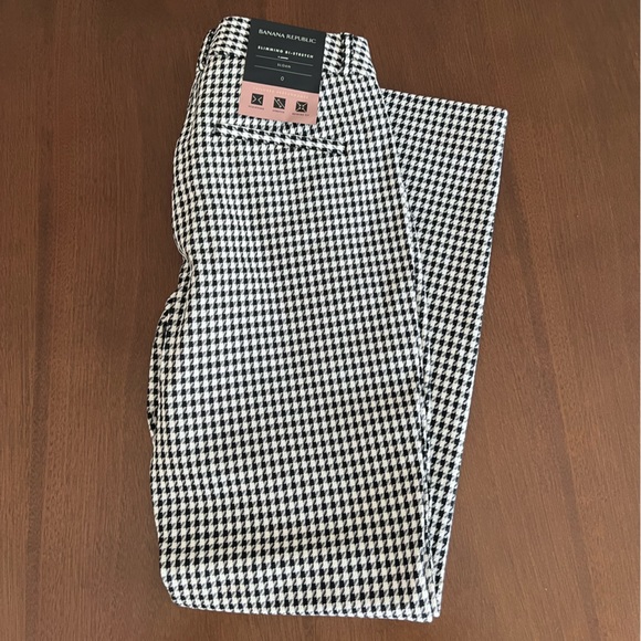 NWT Banana Republic Houndstooth Sloan - Picture 5 of 6